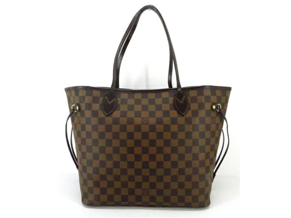 LOUIS VUITTON Neverfull Bag Tote Damier